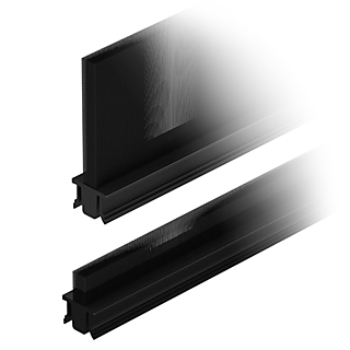 Strip Brush L = 1000 mm x 8 mm, H80mm (Nylon/Steel 0,30mm)
